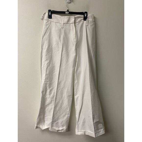 Lug Von Siga White Wide Leg Pants Sz 40 - Picture 1 of 3